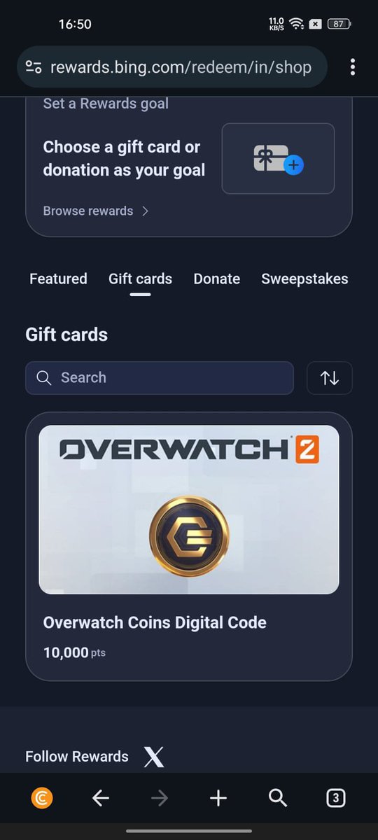 RamShivlani's tweet photo. @Microsoft What do I do with my 19000 points as there is only 1 gift card and I am not able to redeem it and every time I mail support I receive just bot reply and because of which I am not even able to fix this "on the go" error 😔😔😔😔 https://t.co/lay68N6Pq4