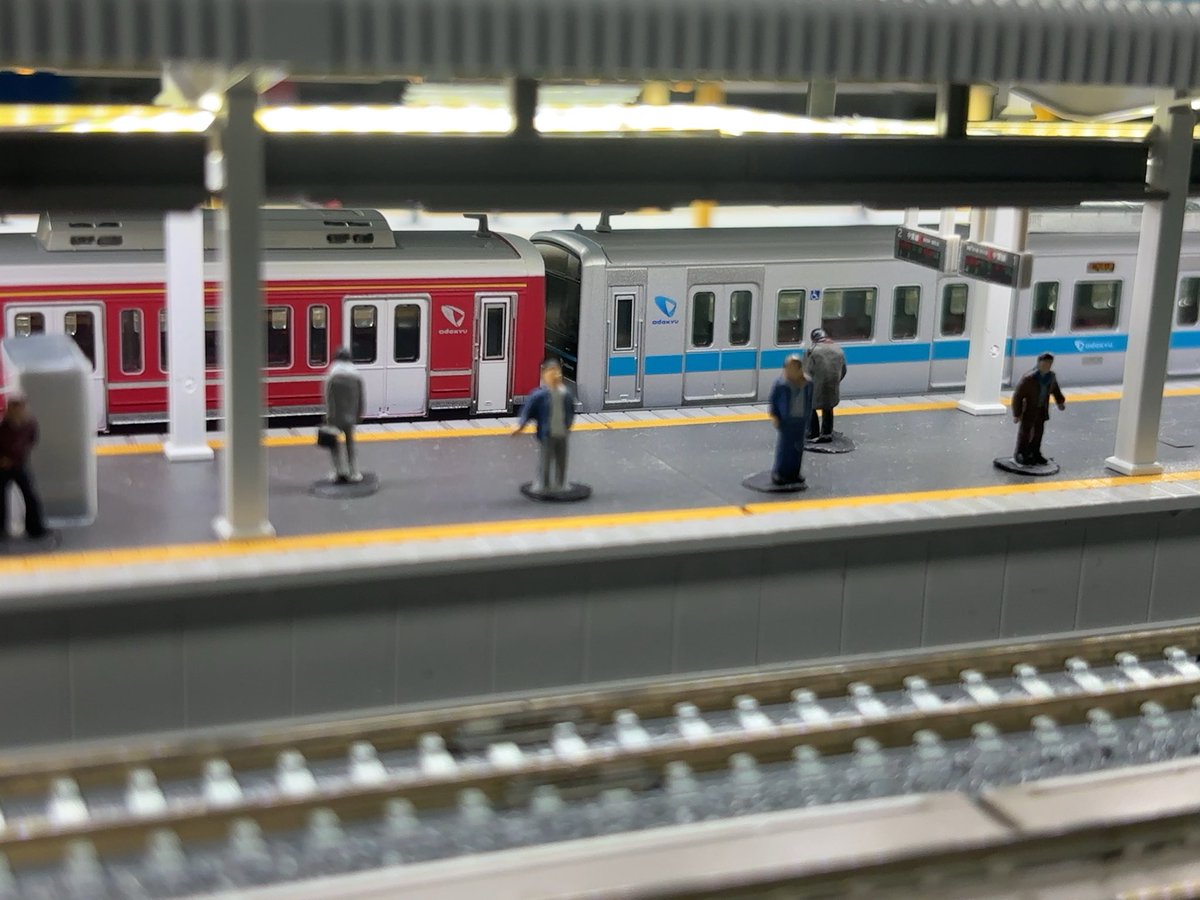 jw59453's tweet photo. #えびてつ 
本日のえびてつです。
直通列車でしたので、近鉄アーバンライナーや小田急の通勤車を出しました。 https://t.co/asQ3kbqbLi