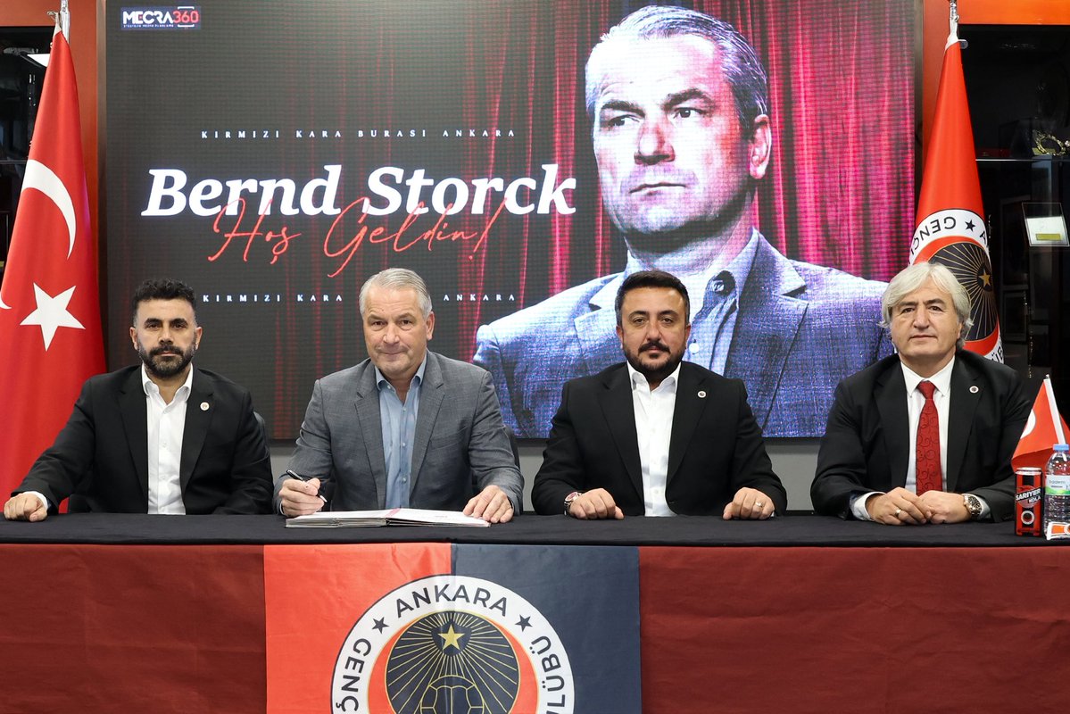 kirmizikara's tweet photo. Yeni Teknik Direktörümüz Bernd Storck Oldu
 
Kulübümüz, Profesyonel Futbol A Takım teknik direktörlüğü için Bernd Storck ile 2026-2027 sezonu sonuna kadar anlaşmaya varmıştır.

Teknik Direktörümüz Bernd Storck ve ekibine hoş geldin diyor, yeni görevlerinde başarılar diliyoruz. https://t.co/6dJMEfY3QG