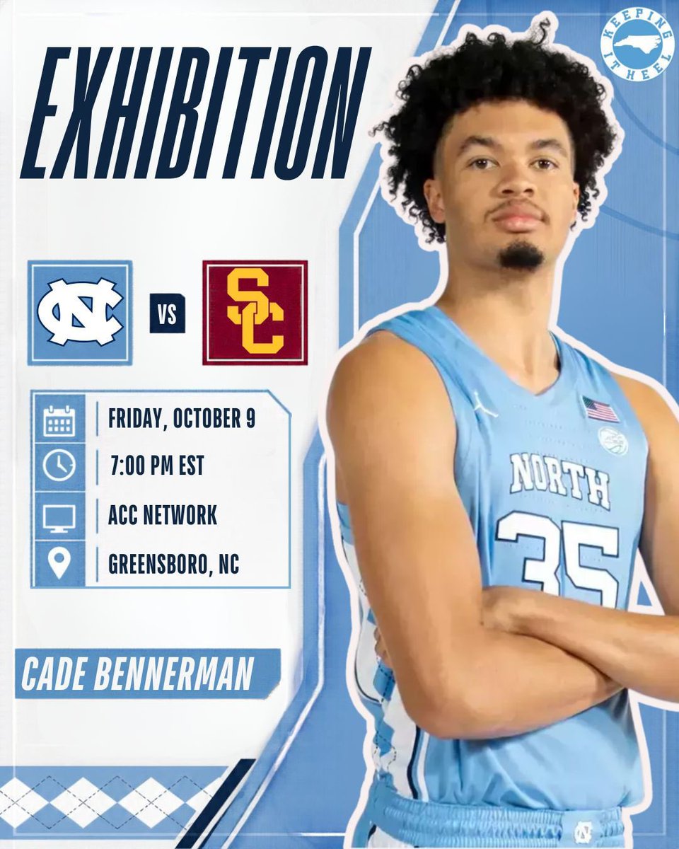 HEELZBeavans's tweet photo. We play basketball tonight! @UNC_Basketball
๐: USC
๐: 7:00 PM ET
๐: Greensboro, NC
๐บ: @accnetwork
#CarolinaFamily #BeatUSC #GoHeels๐ค๐ฉต๐๐ฃ๐๐บ๐ธ https://t.co/7TBWOWHL3J