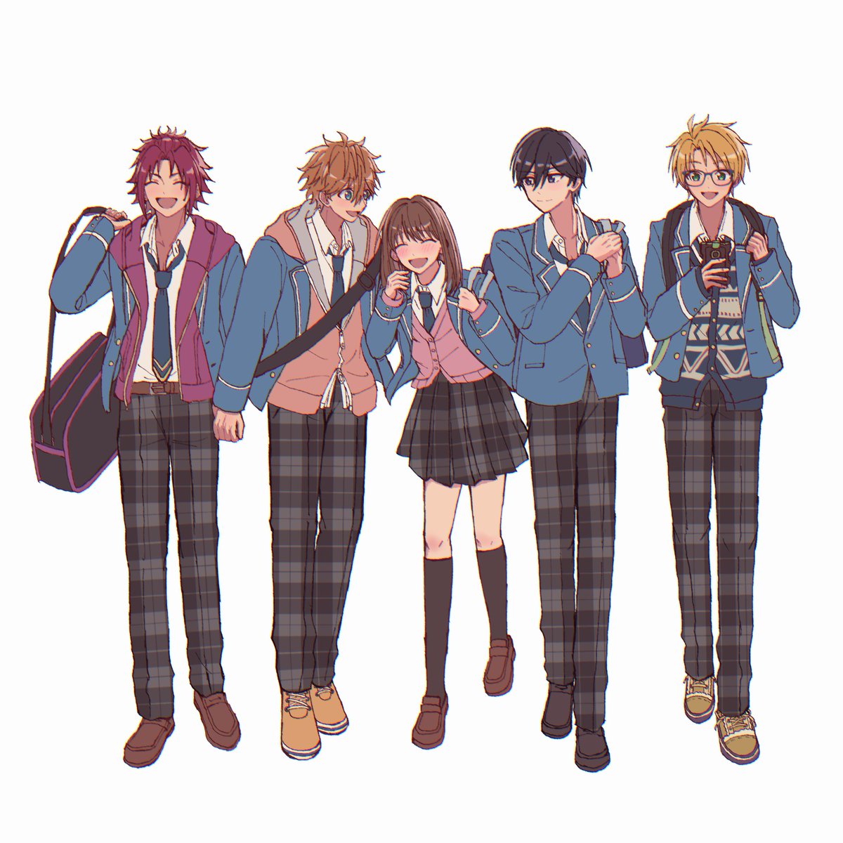 ntha_3's tweet photo. リク絵
満面の笑みのあんずちゃんの幸せ絵(トリスタに囲まれてて欲しい) でした https://t.co/uFkuTY9juL