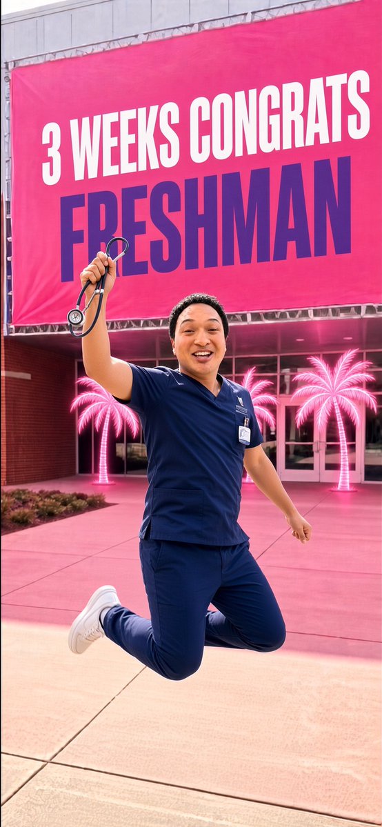 Officialchamcam's tweet photo. Up for this?! 🩺🩺🩻📚🏛️| OMG FREHMAN 3 WEEKS YAY!!!! 

STAY UP STAY FRESH AND HIGH CAUSE WE HAVE THE 3 WEEK COUNTDOWN ON NOW!!!! ⏳🕛 https://t.co/VRlDLJT2g7