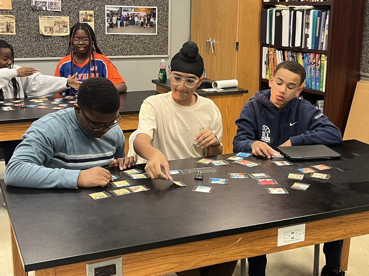 skellyscience's tweet photo. The quiet before the storm in science research @HTHMiddleSchool as students tell a story in pictures  WITHOUT TALKING! We are “zooming in” to finalize project ideas @MalverneSTEM https://t.co/Rg5JS0xe9z