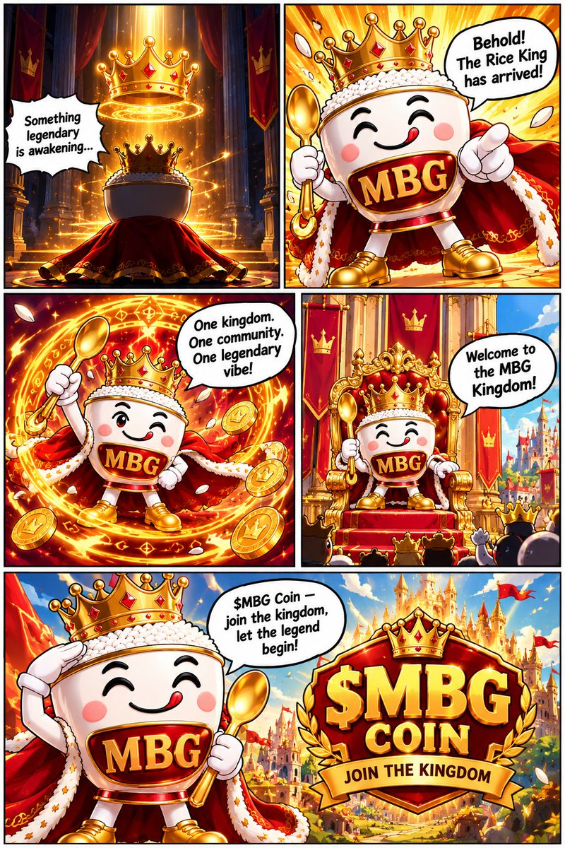 VikireVanBasker's tweet photo. Every kingdom starts with a story.
Meet $MBG — a little rice king with a big vision and a community ready to grow.
This is just the beginning. Welcome to the MBG Kingdom Join Us 👇
CA : 0x977689834cb1822ea31d80307303a76aaa313368

#MBG #MBGCoin
@MBG21Capital https://t.co/6pJvfqjUR8