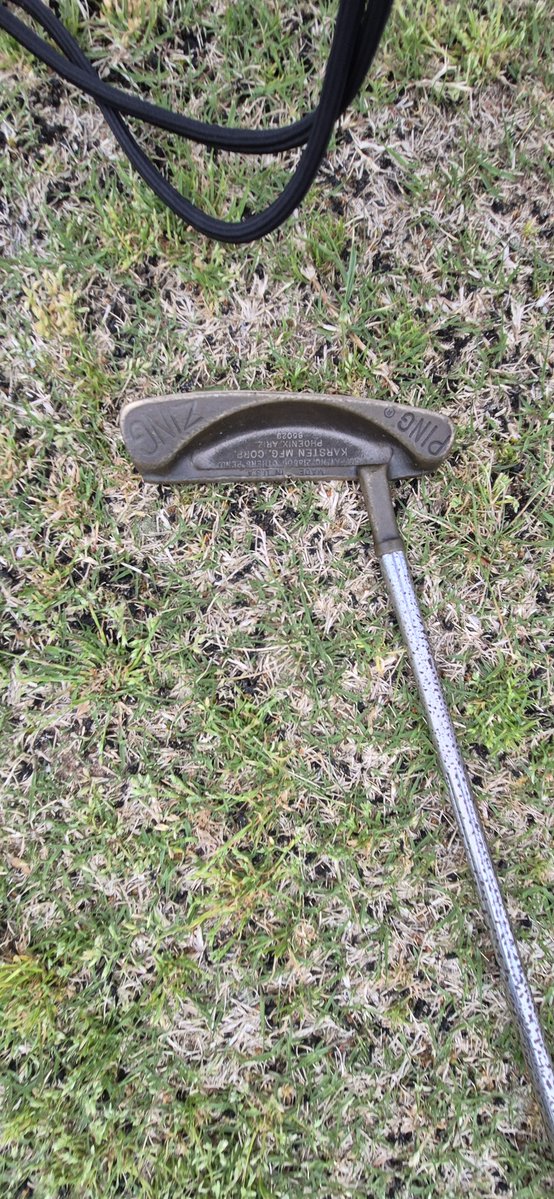 noraventu's tweet photo. Siglo XXI, año 2026 y 3 de las 4 jugadoras que salieron a jugar tenian uno de estos putters en su bolsa. Usaste alguno de ellos alguna vez? #ping https://t.co/zsxaUiq225