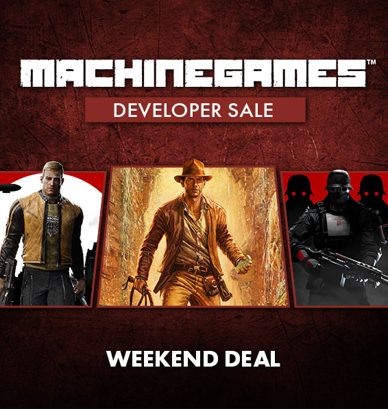 Gjempta_1's tweet photo. MachineGames the studio from modern Wolfenstein games and Indiana Jones is running a developer sale on Steam!

Have you played or wanna play any of these games?

Wolfenstein is my top recommendation. The series has some of the most chaotically satisfying, over-the-top gunplay. https://t.co/iRNj8AcMbf
