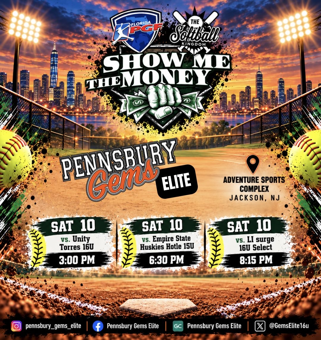 GemsElite16u's tweet photo. A few days late, but never too late to celebrate the coaches who give so much to our girls! Happy belated National Coaches Day to our amazing Gems Elite coaches!
This weekend the Pennsbury Gems Elite team is ready for the Show Me the Money tournament! Let’s Go Gems
#elitefall2026 https://t.co/gCUwlp5KMc