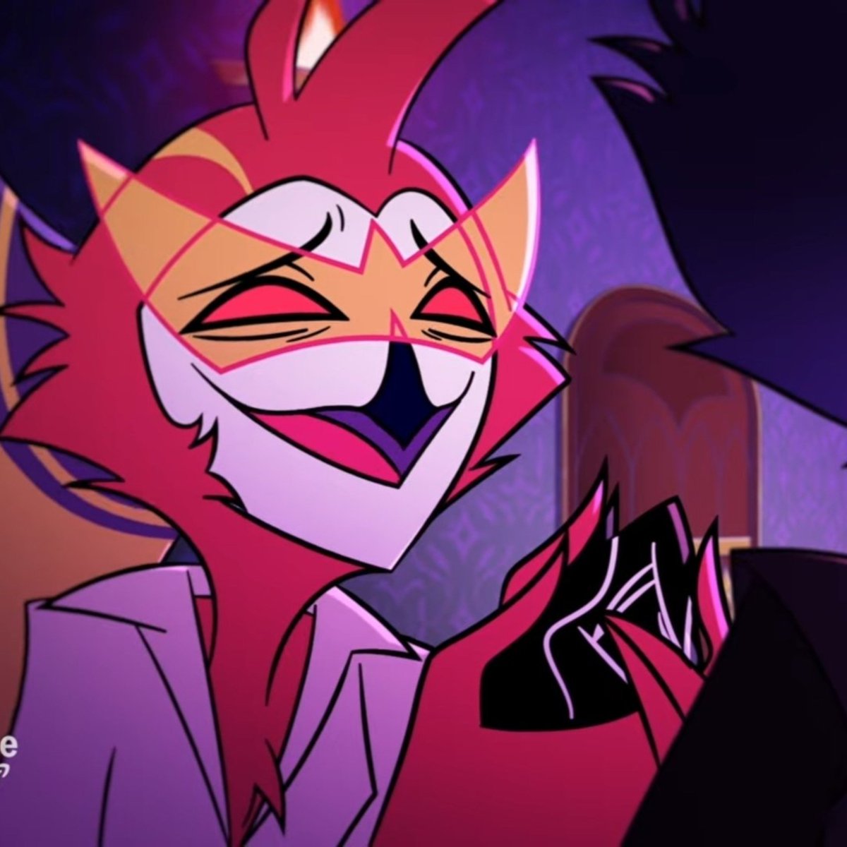 Flugublue's tweet photo. I'm so intrigued by Vassago and Stolas's relationship because stolas did tell blitz he never had anyone want him before but like it's clear vassago wanted him so badly I want to know what happened 😭😭😭 https://t.co/1G0mPBnLdT