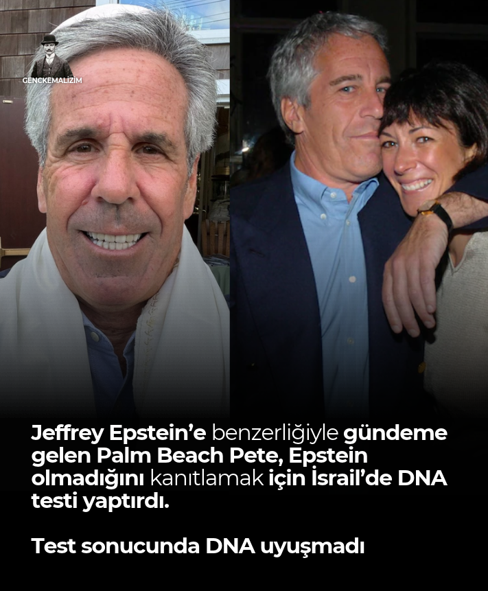 genckemalizimdc's tweet photo. Jeffrey Epstein’e benzerliğiyle gündeme gelen Palm Beach Pete, Epstein olmadığını kanıtlamak için İsrail’de DNA testi yaptırdı.

Test sonucunda DNA uyuşmadı https://t.co/nob9HtJ6Is