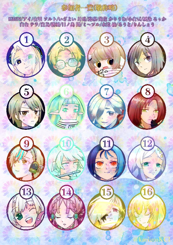 Will_BlueLight's tweet photo. こちらが参加者様です！！！ https://t.co/OmpZEedbo3