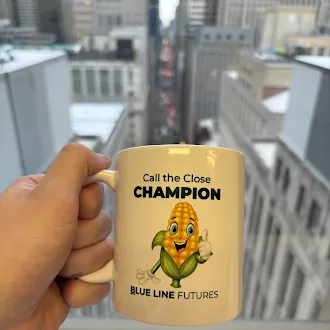 OliverSloup's tweet photo. Call the Close for December corn futures for your chance to win the coveted Call the Close trophy 🏆

-Retweet for good luck
-Must be following @BlueLineFutures 
-Deadline: 11:00am CT
-Going off the settlement price