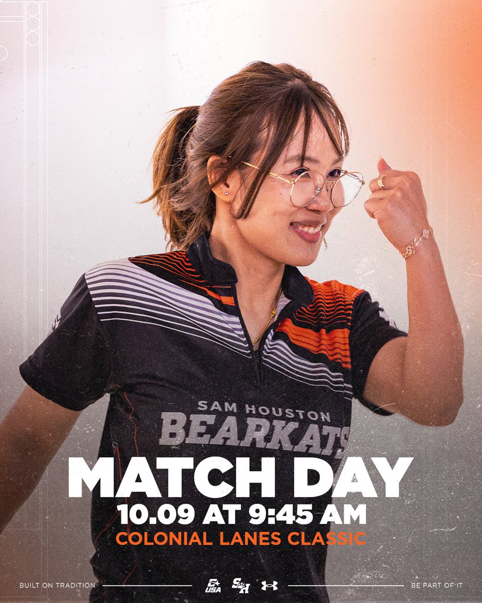 BearkatsBOWL's tweet photo. Action starts at 945 am ct / 1045 am et
🎳 Colonial CLassic
🕥 945 am ct
📍 Harahan, LA
🏠 Colonial Lanes
📺 YouTube (FREE & Subscribe) @SHSUBowling
Eat 'Em Up KATS!
#smartbowling #IAMBowling #Driven2Bowl #CUSA #NoLimitsOnUs
@BearkatSports @SportsofSHSU @SamHoustonState https://t.co/gkOVewGkYk