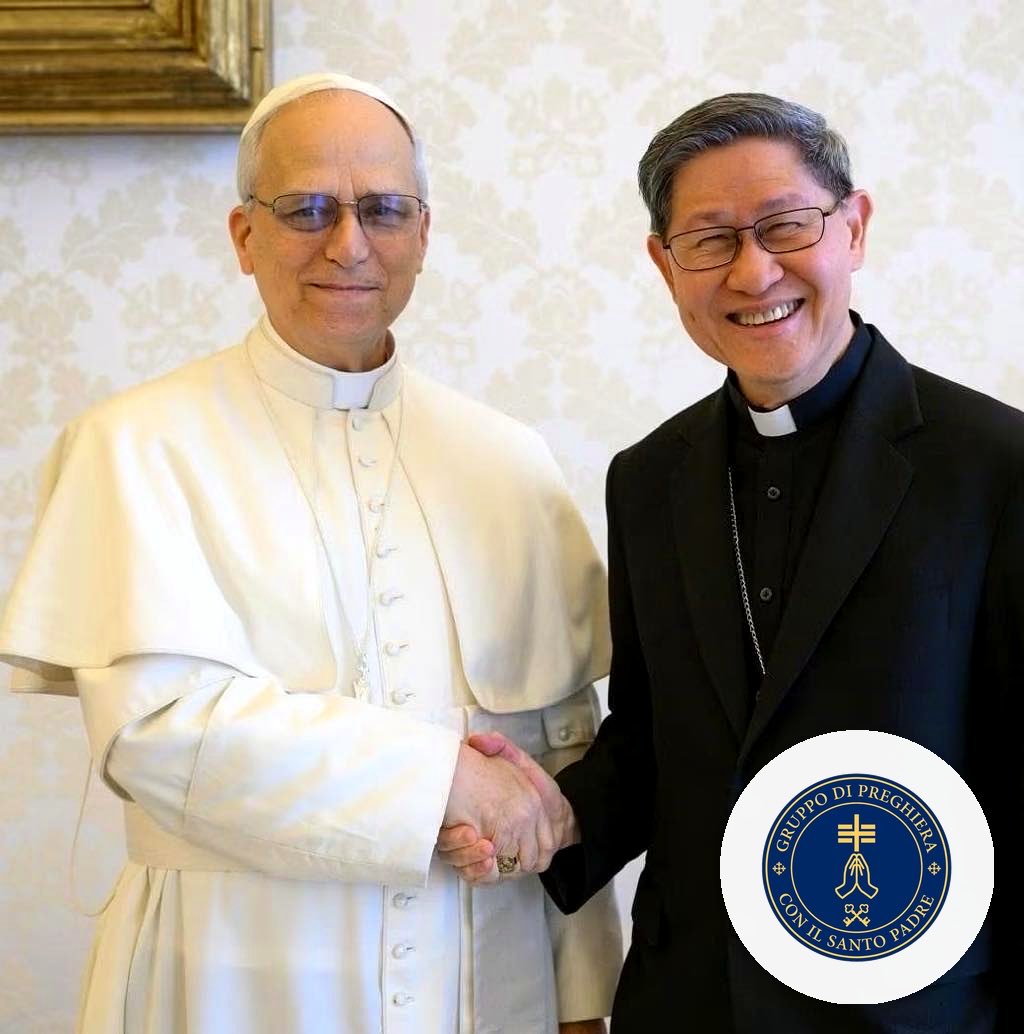 PreghieraPapa's tweet photo. Papa Leone XIV ha approvato l'elezione del Card. Luis Antonio Tagle a nuovo Decano del Collegio cardinalizio. Preghiamo insieme per il suo nuovo ministero a servizio della Chiesa universale. 🙏🇻🇦 #CardinaleTagle #PapaLeoneXIV #Vaticano #Preghiera https://t.co/G2GhgYDRB3