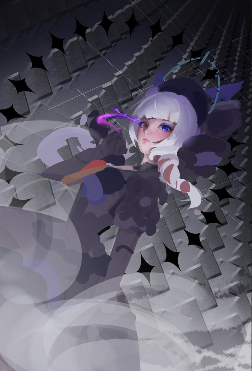Nosoriart's tweet photo. Gwen wip https://t.co/coQWumHfr4