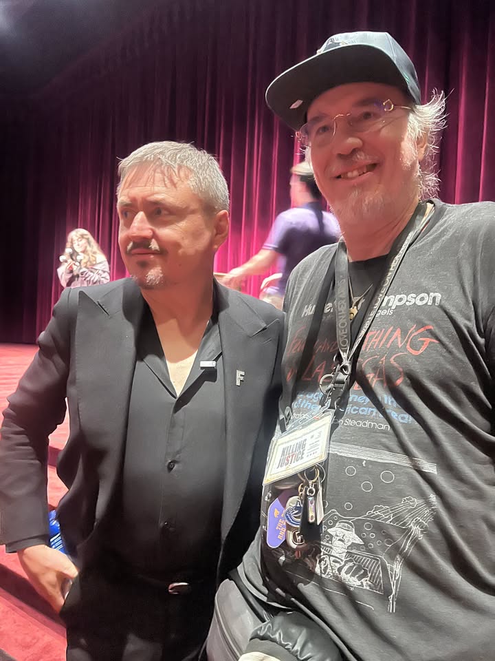 kellyab33's tweet photo. grabbing a quick picture with the #visionary #writer/#director of the #CannesPalmeDor winning @fjord_film , @cristian_mungiu , after last night's #screening & Q&A at USC...#love this truly #transcendent, #darklycomic #masterpiece, my new choice for #bestinternationalfeature https://t.co/ciO4AKTztK