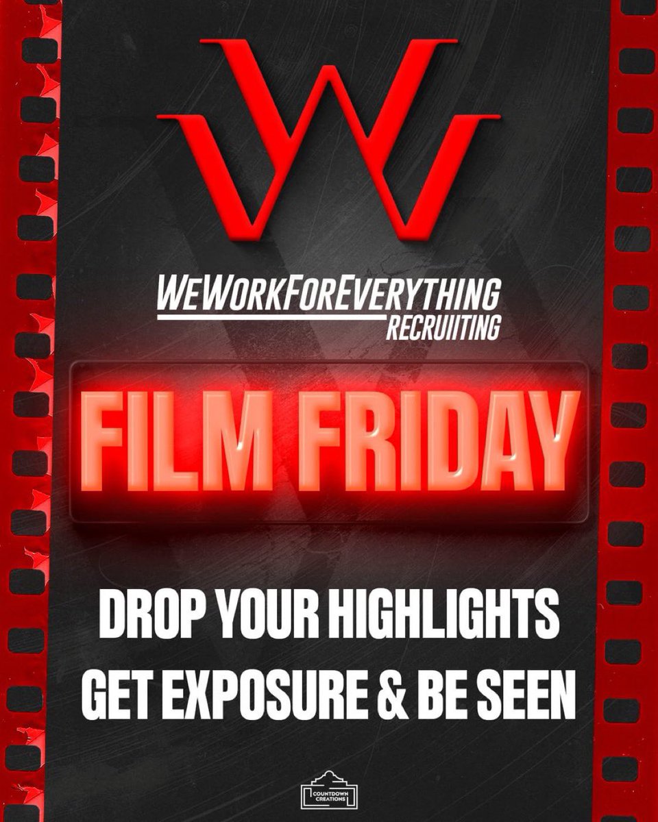 WWFE_RCT's tweet photo. WeWorkforEverything RCT Film Friday 🔥

Drop your Basketball Highlights 🎥⬇️

Name, Class, Height, Contact Info 📈

REPOST FOR MORE EXPOSURE‼️

Coaches that follow me can see your film!

#BasketballRecruiting #Hoops #WWFERCT https://t.co/te81VvtFVl