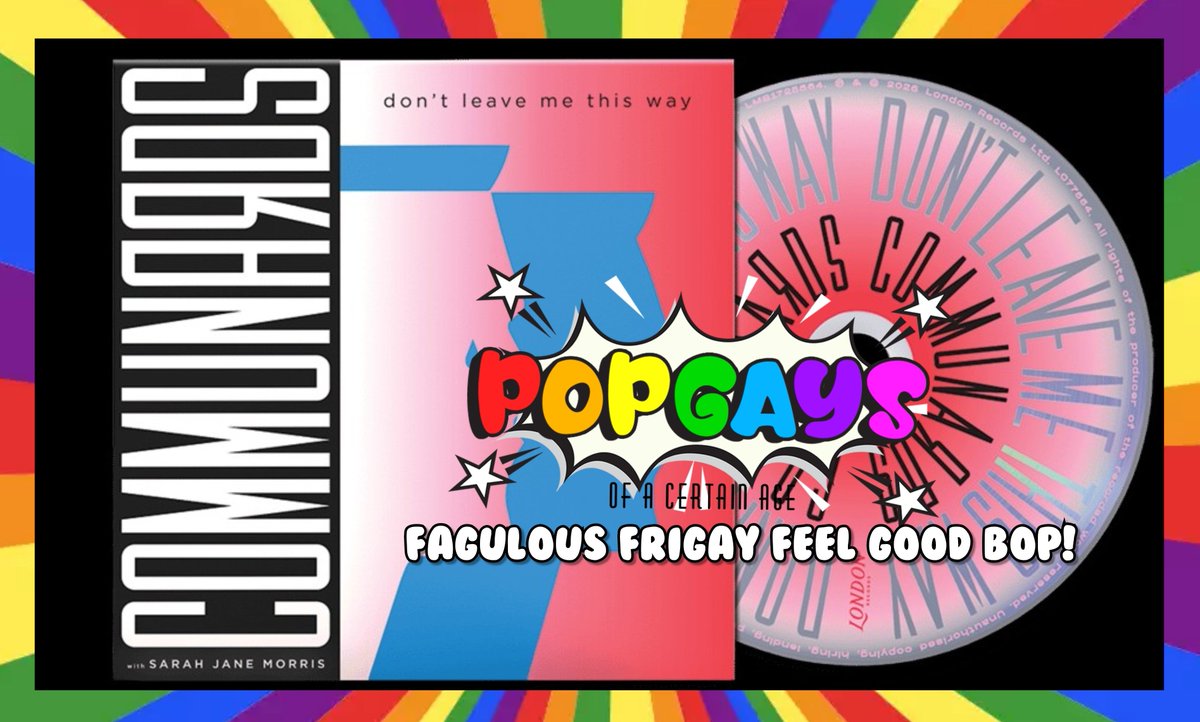 PopGays's tweet photo. To celebrate 40 years since it's release! The @CommunardsMusic have teamed up with @horsemeatdisco for some 2026 remixes of the classic track, which, coincidentally, features in our latest episode "Duets and Collabs"
https://t.co/l9KNeKu5VB https://t.co/0n147ST8Yf