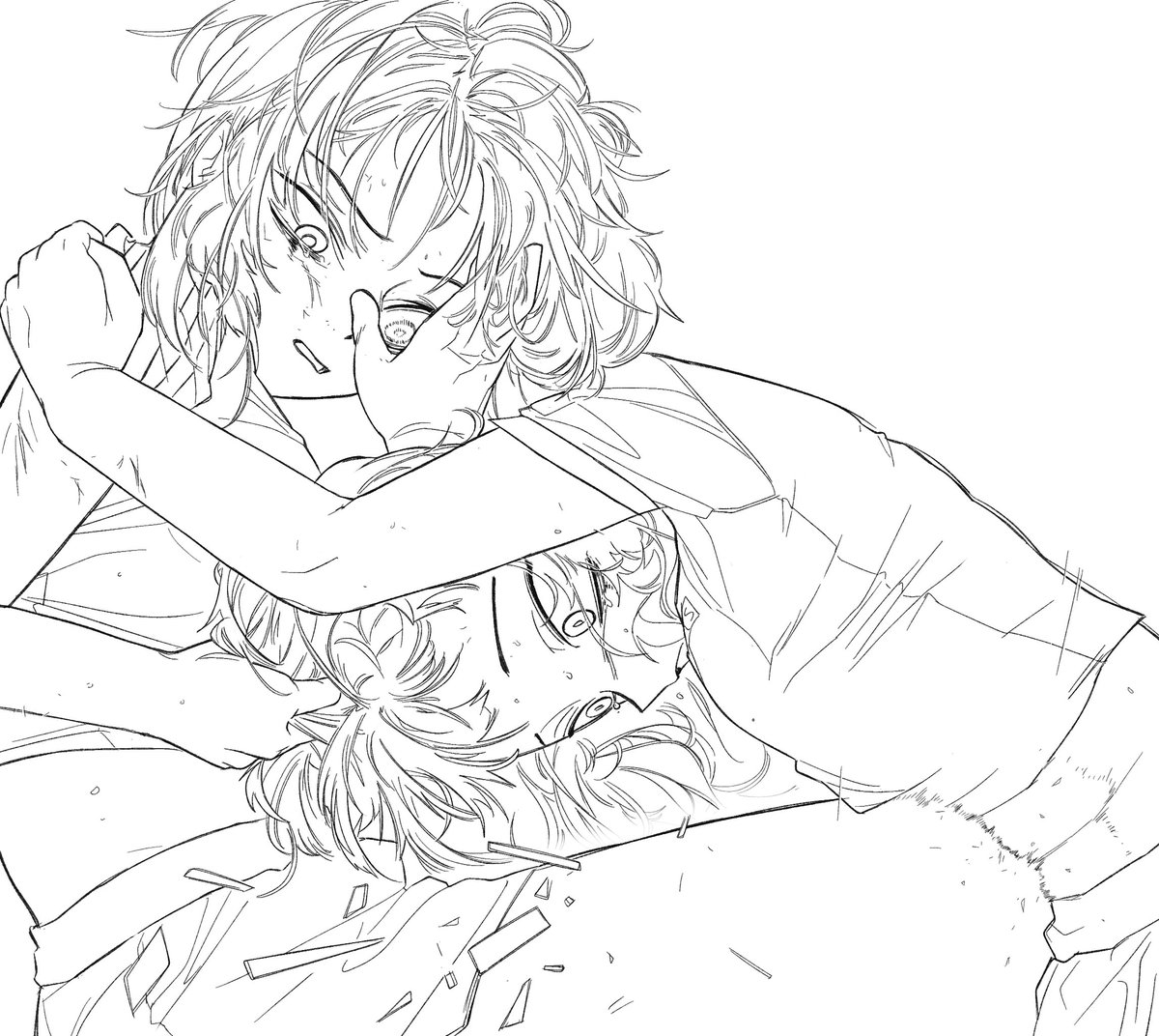 rara14l's tweet photo. -_< (Tried to draw the eye irritation, but failed..) https://t.co/bAE50T0rj0