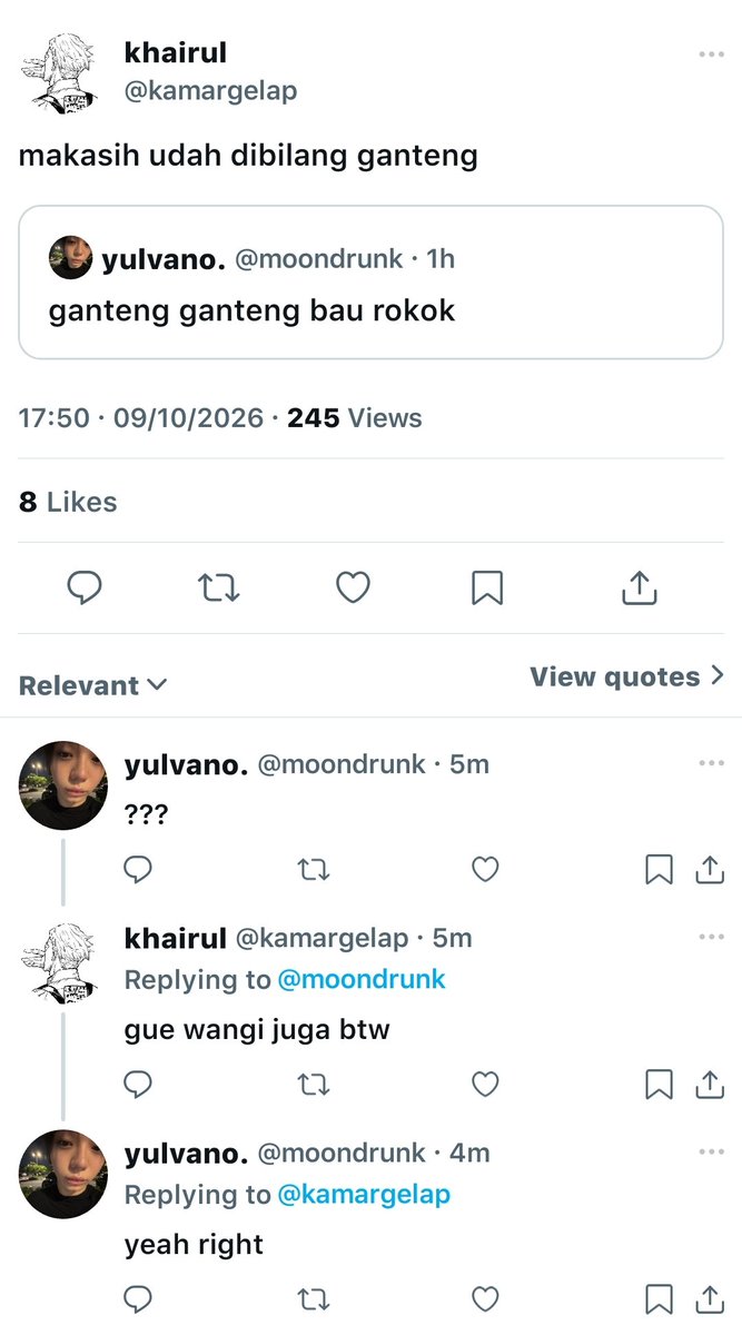 alaabracadabra's tweet photo. #rulnyul two tweets au. 

[1/2] https://t.co/7VXuHlg3MT