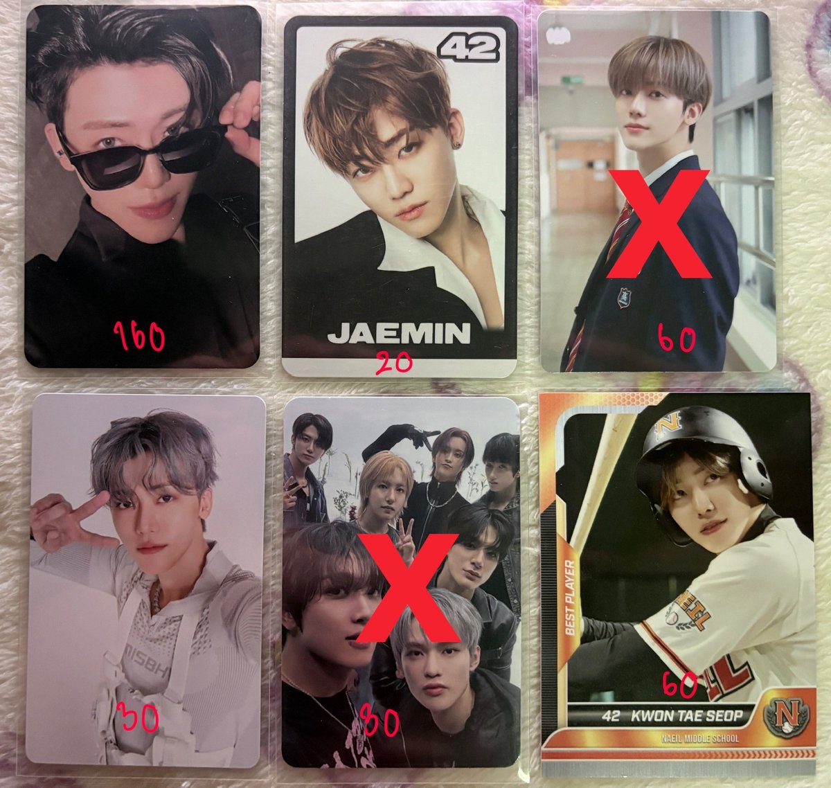 ChOmjmjn's tweet photo. •พร้อมส่ง•

การ์ด : เจโน่ แจมิน

📮 ค่าส่ง 40฿
🍀 สนใจ dm ค่า

#ตลาดนัดnct #ตลาดนัดnctdream #ตลาดนัดjnjm https://t.co/utk4SgwDvx