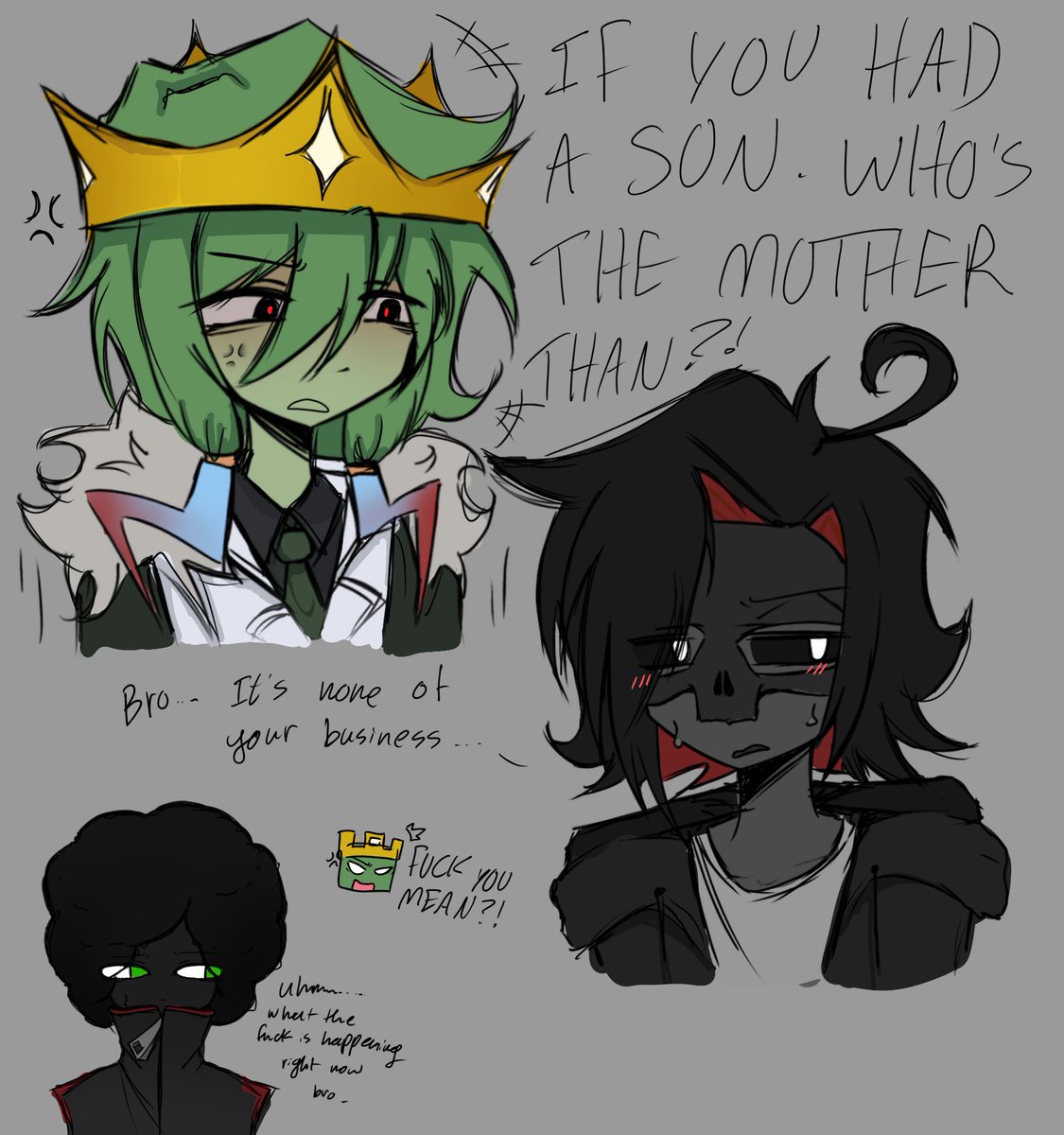 V1CT0R10US77's tweet photo. My little Frox role swap AU! ^^

#Frox #Froggydude #FroggydudeMC #Grox #GroxMC https://t.co/ZbvmunUmjq