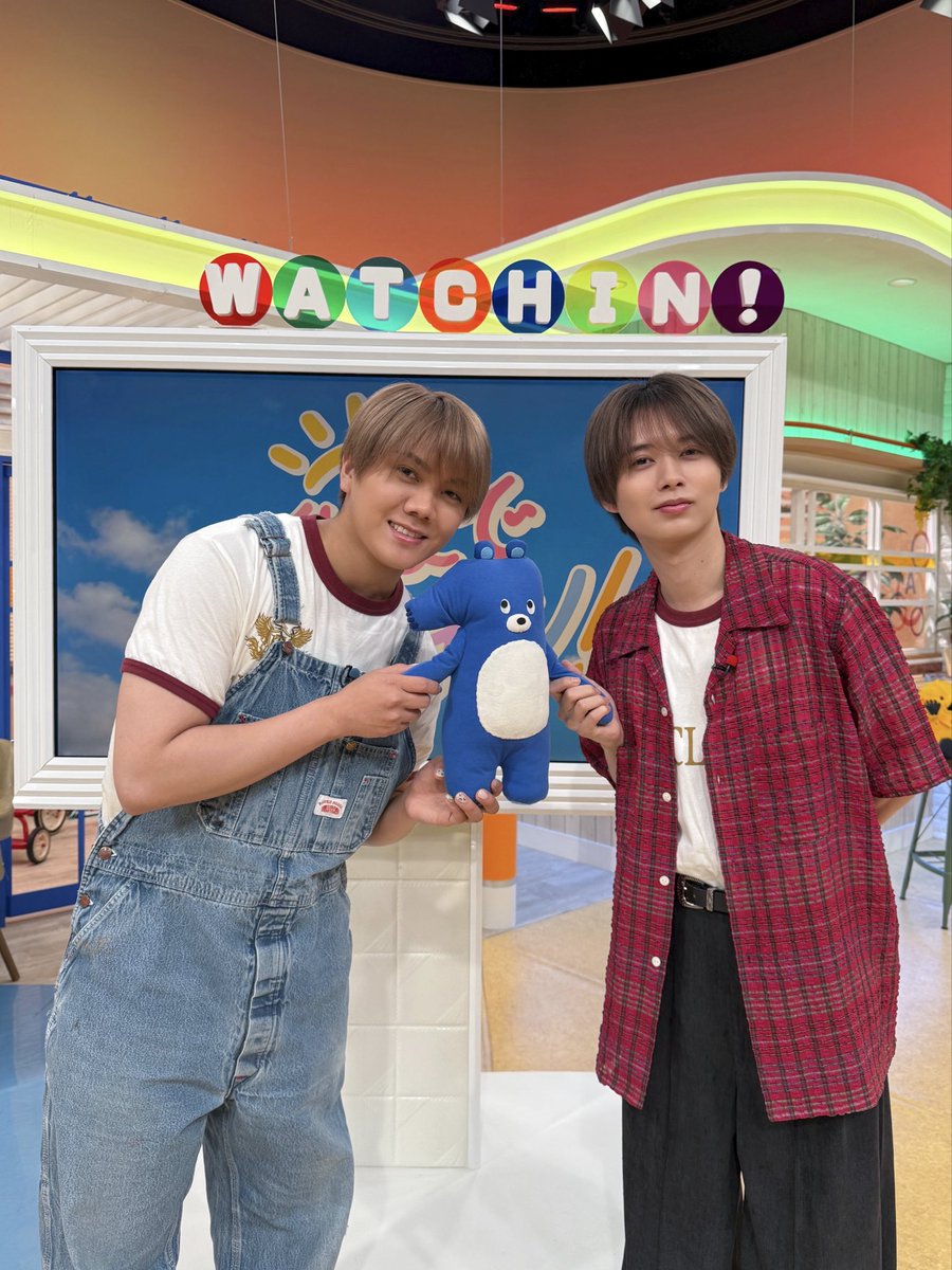 jr_official_X's tweet photo. 今日放送の『 #ひるまでウォッチン！ 』に
KEY TO LITより #井上瑞稀 と #佐々木大光 が生出演いたしました👦🏼🗝️👦🏻

ご覧いただいた宮城の皆さま、ありがとうございました🐮🍃

#KEYTOLIT https://t.co/KfGQYhgzGg