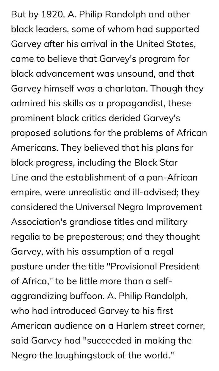 FreedmenUSA's tweet photo. Marcus Garvey was a con man that was run out of Jamaica in disgrace.

When he came to the US he gained the support of white supremacists like Walter Plecker, who helped to finance his back to Africa scam.

Black Americans finally got fed up with his shenanigans and had him deported.