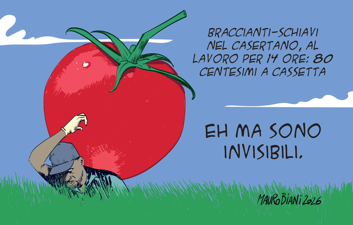 maurobiani's tweet photo. #Lavoro #Braccianti #Schiavi #Casertano
Eh ma sono #invisibili.
Oggi per @repubblica https://t.co/zWjLP3qXEF