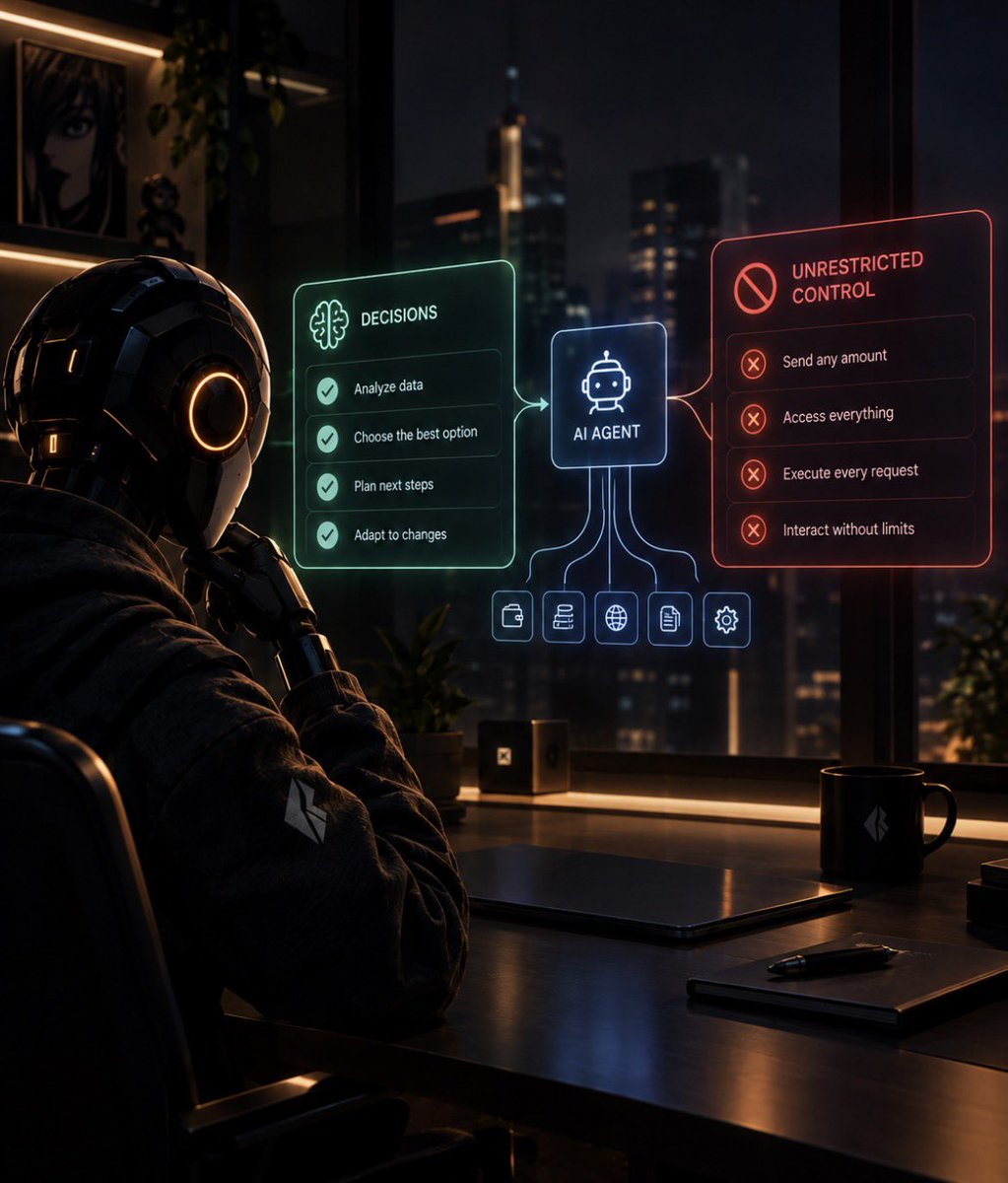 BrownVerse's tweet photo. AI agents are getting better at making decisions.  But giving an agent the ability to make decisions is different from giving it unrestricted permission to act.  So the question becomes:  How do you give an agent autonomy without giving it unlimited control? https://t.co/jTmqCTBwke