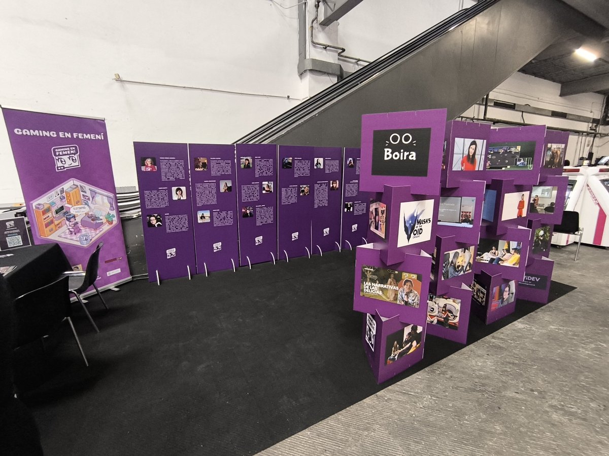 Retse_dev's tweet photo. No os perdáis la expo de Gaming en Femení en el @SAGABCNGameFest 💜

@SimValenciana @Gaming_catala https://t.co/UkMO5DpsGF