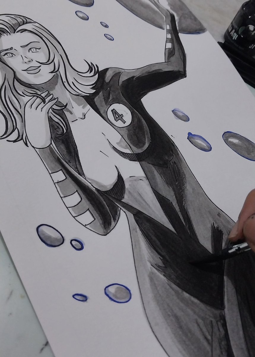 ReneJarcem's tweet photo. Original artwork, size 8.27 × 11.69 in, featuring Susan Storm—known as the Invisible Woman from the Marvel Universe's Fantastic Four.
Original piece available at the following link: https://t.co/lC69m7mngo
#invisiblewoman #susanstorm #fantasticfour #raremarq #PinUp #OriginalArt https://t.co/qGWYhuKD2b
