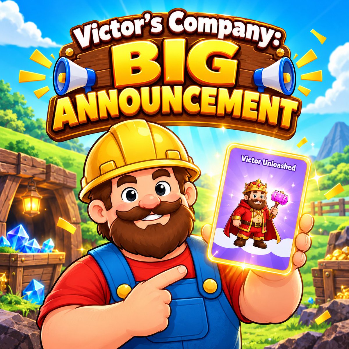 VictorsCompany's tweet photo. Victor's Company: Big Announcement ⚡️

Victor's Company is where everyone has their own mine. Here, every player is a Crew member, a Foreman, and a CEO at the same time. Today we have important updates to share with our community, step by step.

🛍 Victor Unleashed NFT Collection Sold Out in 1 Hour
Yesterday at this exact time, we launched our first NFT collection, Victor Unleashed, with a total supply of 1,111 NFTs. Our community minted 100% of the supply within just 1 hour. This is an incredible achievement, and it shows how much our community loves and believes in Victor's Company. Thank you to every miner who took part.

🗓 Our Journey So Far
Since launch, we have reached some big milestones together. More than 300,000 active users have joined the mines. Over $18,000 worth of $VIC (in USDT value) has been distributed to our community, an average of $5 worth of $VIC per user.

🚨 Keeping the Mines Fair
We have suspended more than 3,120 bot farmers and batch farmers who abused the referral rewards. We are committed to keeping Victor's Company fair, so rewards go to real players, not bots.

💎 New: Lifetime $VIC Rewards for NFT Holders
We have unlocked lifetime daily $VIC rewards for all Victor Unleashed NFT holders. Every NFT earns 15 $VIC every day. If you hold more than one NFT, your rewards are multiplied by the number of NFTs you hold. For example, holding 3 NFTs earns you 45 $VIC every day. The daily distribution has a maximum cap of 15,000 $VIC across all holders, and you can claim your daily $VIC directly in the Mini App.

🗣️ 250 Million $VIC Allocated for NFT Holders (user will collect from daily task)
A total of 250,000,000 $VIC has been allocated for Victor Unleashed holders. This shows our long-term plan: the project and our NFT holders will grow together for the long run. Note: it's not onetime distribution. It's a allocation for regular claim for NFT holders from task second.

👍 More Rewards Coming Soon
This daily $VIC drop is only the first reward for Victor Unleashed holders. Our team is already working on more rewarding mechanisms for NFT holders, and we will share full details with the community once they are ready.

🔥 Trade Victor Unleashed on Getgems
Missed the mint? You can still buy, sell, and trade Victor Unleashed NFTs on Getgems:
https://t.co/faTBUWScGT

📍Clock in at https://t.co/4PPZwsII3s
Your foreman career starts today!