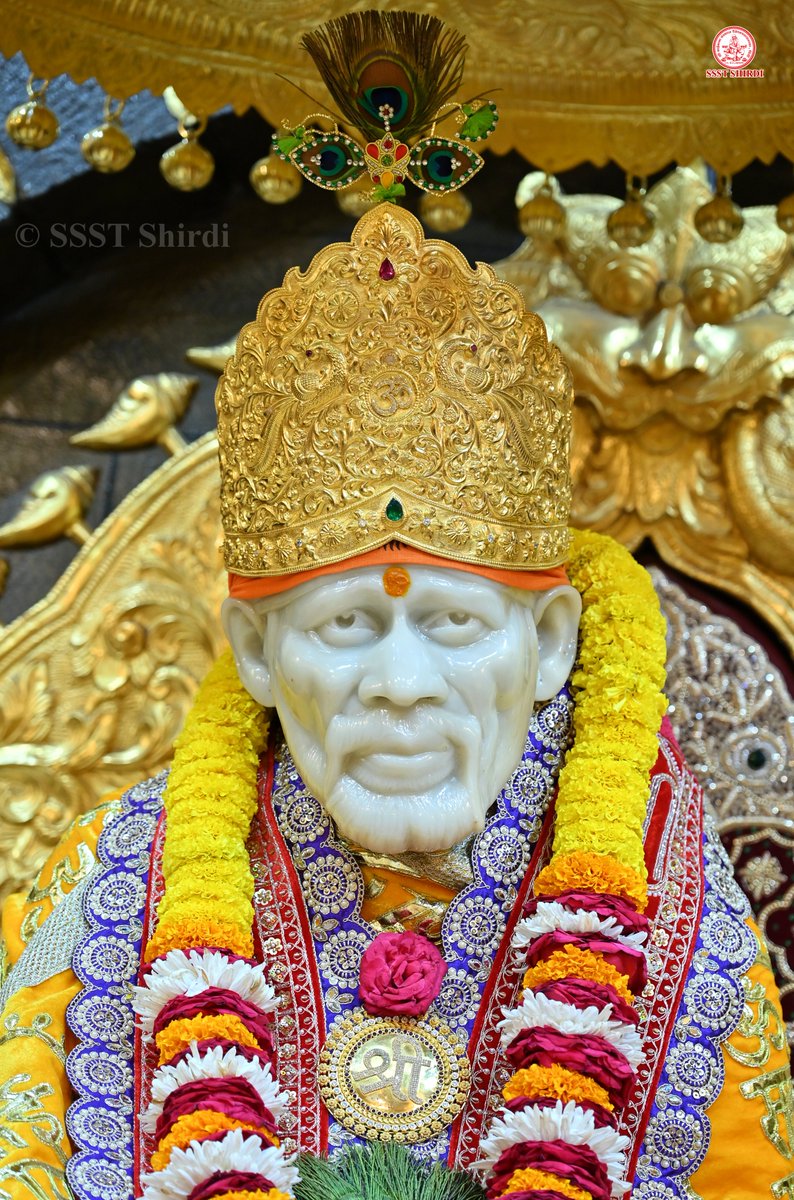 SSSTShirdi's tweet photo. *!! ॐ साई राम !!*
*श्री साईबाबा संस्थान विश्वस्त व्यवस्था,शिर्डी*
*!! ॐ Sai Ram !!*
*Shri Saibaba Sansthan Trust, Shirdi*
≈≈≈≈≈≈≈≈≈≈≈≈≈≈≈≈≈ 
*आरती : धुपारती*
*शुक्रवार ०९ ऑक्टोबर २०२६*  
*Aarti :-Dhooparti*
*Friday 09 October 2026* https://t.co/HRrvcyKTXe