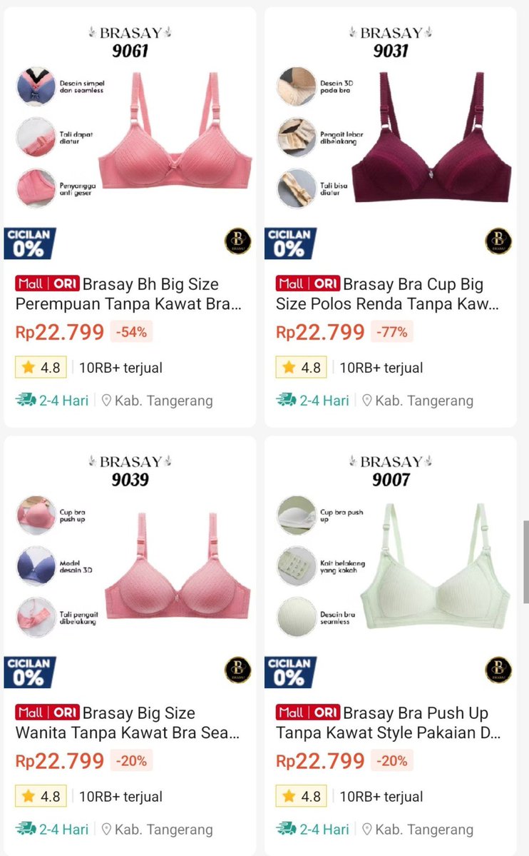 intoyours_'s tweet photo. hidden gem, in this ekonomi nemuin toko yang jual pakaian dalem seharga seblak. modelnya juga banyak dan lucu semuaa😭 https://t.co/ZaphtBLFYV