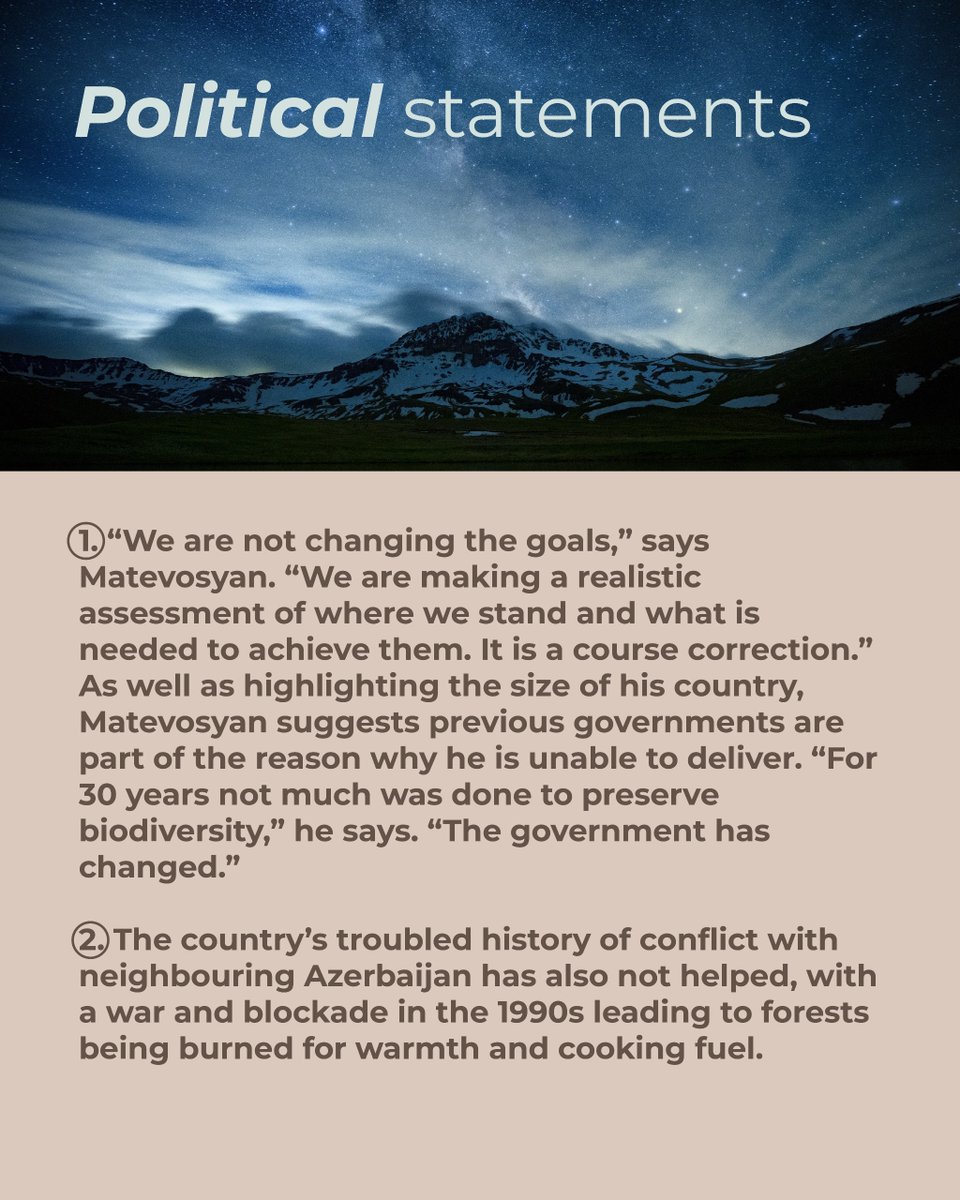 COP17_Arm2026's tweet photo. 📌 H.E.  Mr Hambardzum Matevosyan, Armenia’s Minister of Environment and incoming CBD COP17 President, speaks to Sustainable Views (Financial Times) about COP17 in Yerevan, Armenia’s upcoming Presidency, and the country’s biodiversity priorities.

🔗 Read more: https://t.co/EKvanQEaFV

#COP17Armenia #ForAction