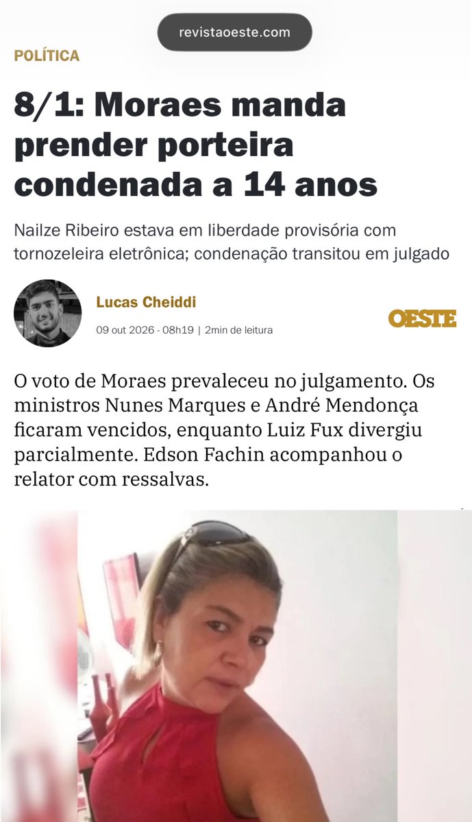 Fa1ryNight's tweet photo. “Crimes”: 
Associação criminosa “armada”, abolição “violenta”do Estado Democrático de Direito, “golpe”de Estado, dano qualificado e deterioração de patrimônio tombado.

Indenização mínima de R$ 30 milhões por danos morais coletivos.

“Olha lá o fdp mandando sinais.”

Os sinais: Cadeia pro cidadão comum.