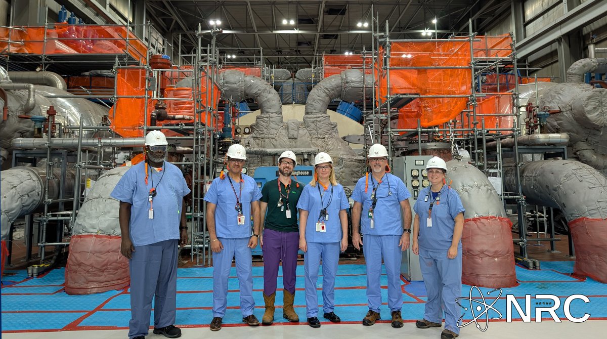 NRCgov's tweet photo. 📍 NRC senior managers recently visited Palisades nuclear plant as part of our continued oversight to ensure the historic restart is done safely. https://t.co/9SLRdJejyT