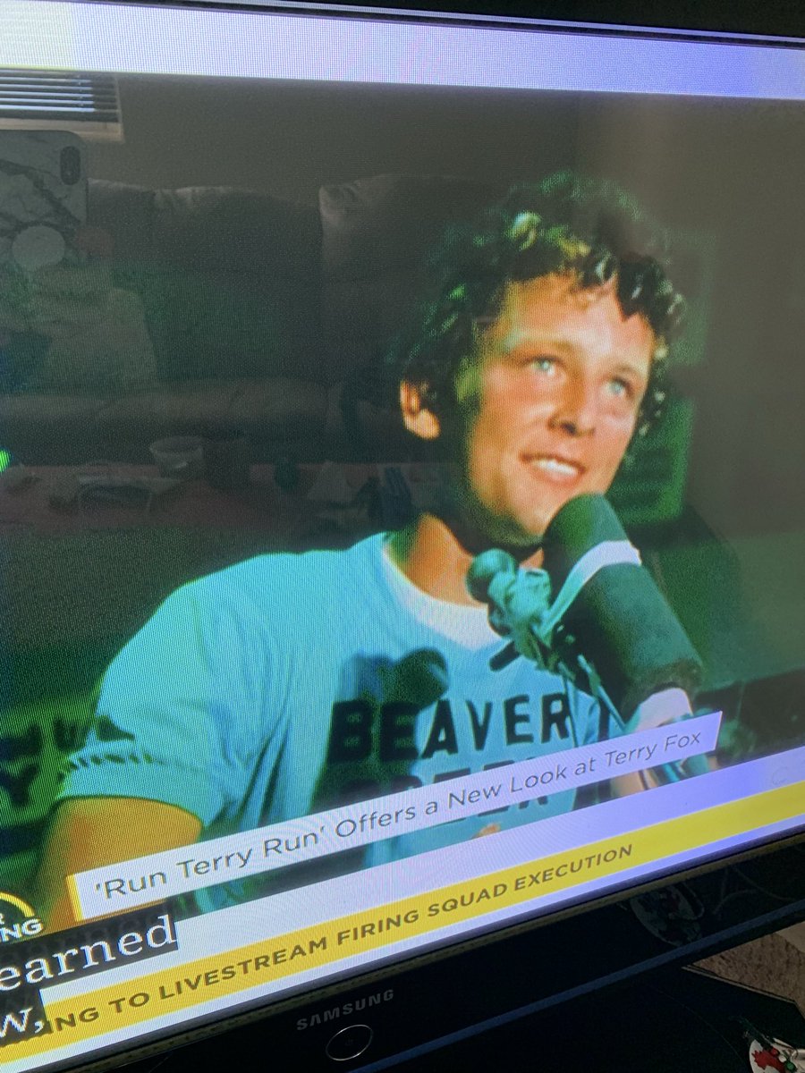 orianamarcantog's tweet photo. WOW. Brought me to tears! ❤️#TerryFox. Watching @YourMorning https://t.co/nA8CbMpmPu