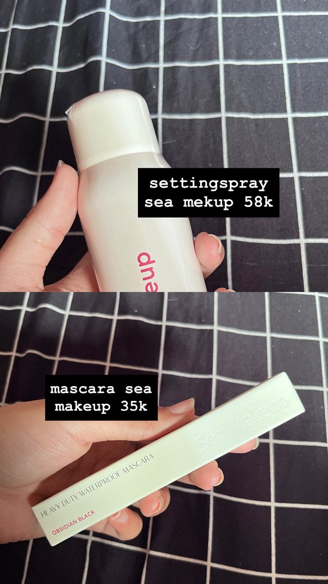 adihers's tweet photo. wts want to sell makeup skincare peralatan kos

⭐️ setting spray sea makeup 58k
⭐️ mascara sea makeup 35k
⭐️ cushion wardah lite shade 03 oat 60k
⭐️ toples dan panci parutan (20k)

dom bdg, splitpay/oren available 💛 https://t.co/uS3maRmOwI