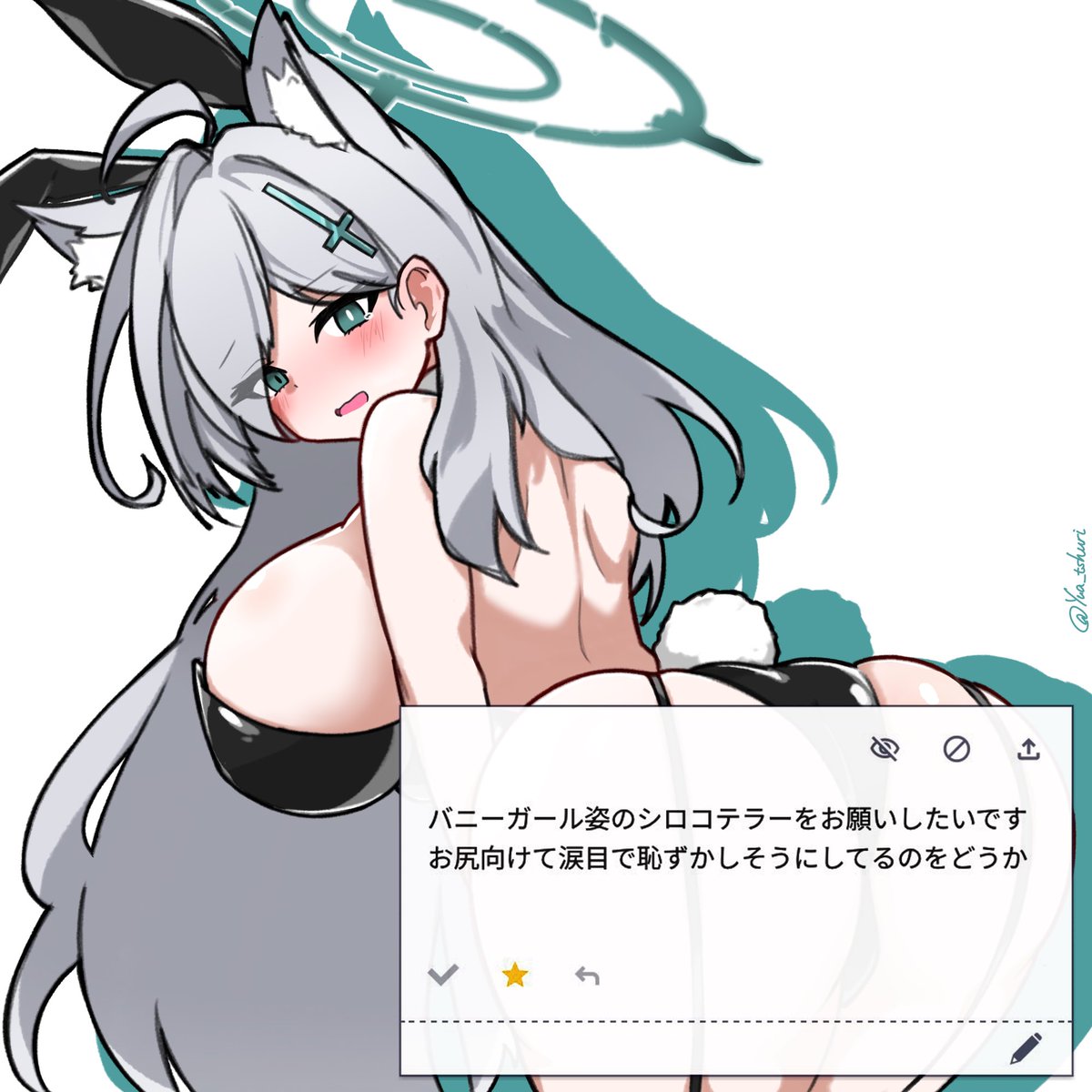 Yua_tshuri's tweet photo. バニーなシロコ*テラー https://t.co/TlN2RkZbL6