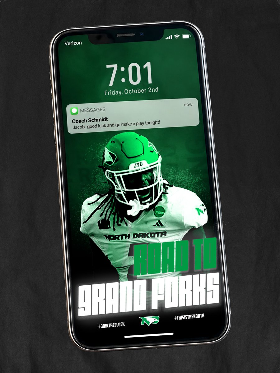jacob_kooy's tweet photo. Thank you @UNDfootball for the graphic! Big conference match up tonight! https://t.co/X1ZfyVGmxw