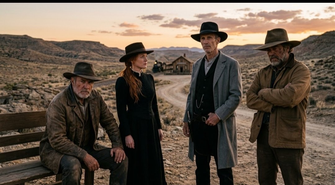 Uzonna7's tweet photo. 🎬📺Once Upon a Time in the West (1968)❤️ 4/5⭐

This movie is 2 hours of men violently sweating into their trench coats, 45 minutes of extreme eye close-ups, and 15 minutes of actual plot. 

Yet it's a 10/10 masterpiece. Don't ask me how it works, it just does.

Modern cinema has zero patience. The opening train station sequence lasts nearly 10 minutes with barely a word spoken, just a fly, a squeaking windmill, and pure tension. Today’s studio execs would cut it after 12 seconds and add a Marvel quip. Leone made silence flex.

Ennio Morricone composed the entire soundtrack before they shot a single frame. Leone literally played the score on set so actors could step to the rhythm. The harmonica theme alone carries more narrative weight than most modern movie scripts.

The Good, the Bad and the Ugly gets all the pop culture love, but Once Upon a Time in the West is Leone’s real magnum opus. It's slower, darker, more brutal, and casting America's sweetheart Henry Fonda as a cold-blooded child killer remains a top 3 villain twist in film history.

⭐Synopsis: A mystery man with a harmonica, a rogue outlaw, and a grieving widow walk into a dusty boomtown to stop a ruthless railroad tycoon and his ice-cold hitman. 

What follows is less of a Western and more of an operatic funeral for the entire wild frontier.