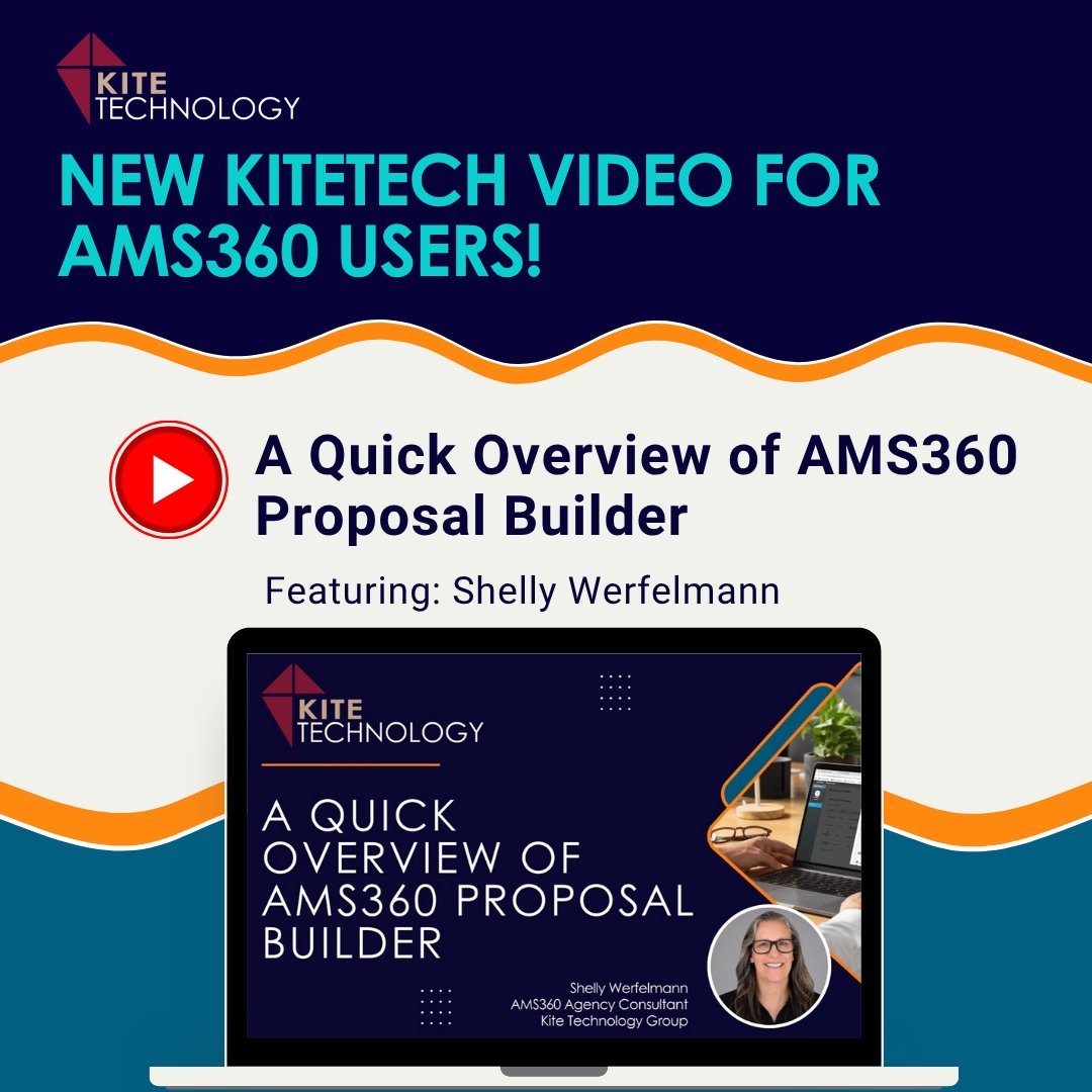 KiteTechGroup's tweet photo. In this video Shelly walks through a sample proposal and shows what’s possible with Proposal Builder. She explains how Proposal Builder can be customized to fit your agency and why proper setup is an important part of getting the most from the tool.

https://t.co/dHxefddD0o https://t.co/kbhSUc25KZ