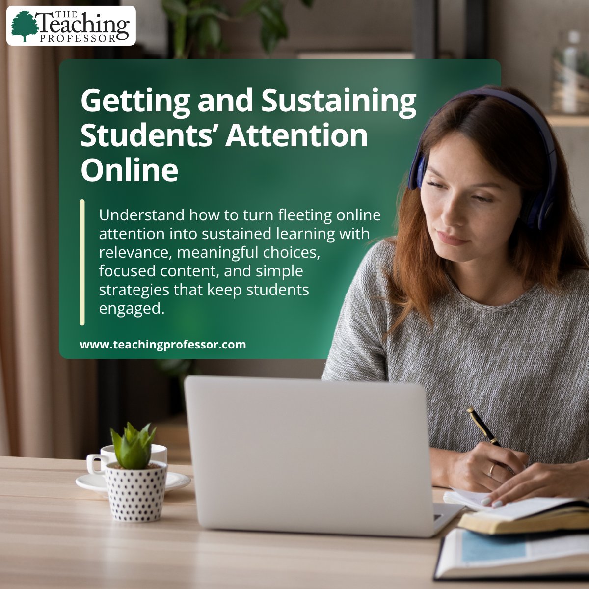 teachprof's tweet photo. Think students have short attention spans? Maybe they just need a reason to keep paying attention. 👀

In online learning, engagement can disappear quickly when students don’t see the relevance, purpose, or next step.

https://t.co/UNZr4mHu1D https://t.co/L8kvNzEY4X