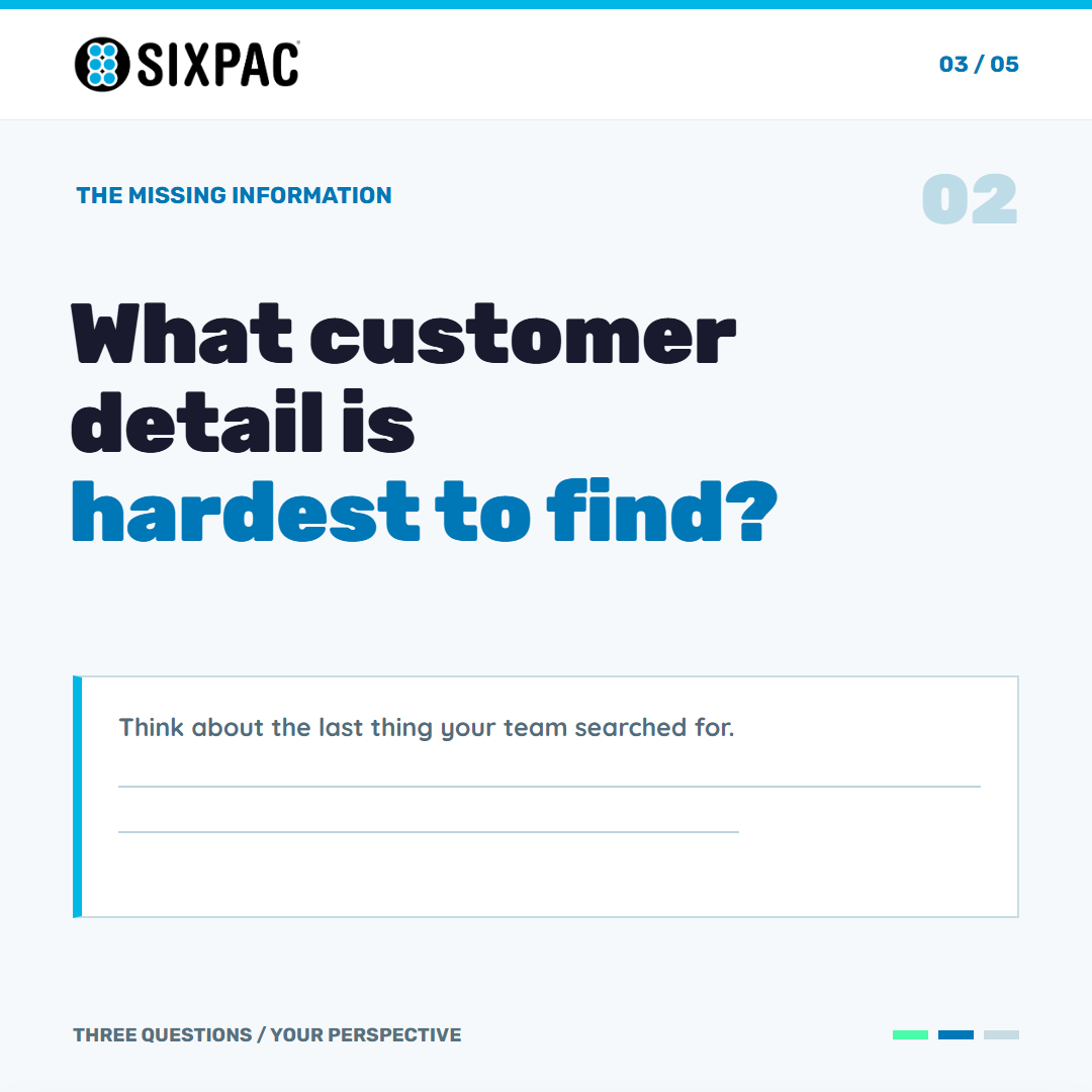 getsixpac's tweet photo. Three questions for owners: What should you have automated sooner? What customer detail is hardest to find? Which workflow should we show next? Answer any one. #SmallBusiness #SIXPAC https://t.co/rDRCqYtq65