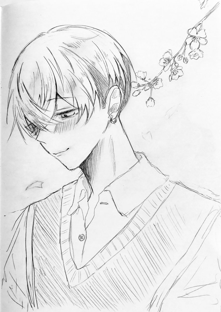 sizuruu000's tweet photo. #東卍FA　❄️
なーんか季節外れなのに桜描いちゃったよ！？🤣 https://t.co/Nj7CdaTdy0