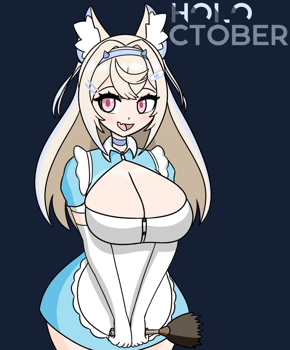 omnibooper's tweet photo. Day 9 - Maid

#holoctober #FWMCpix https://t.co/RUWlKsQOkK