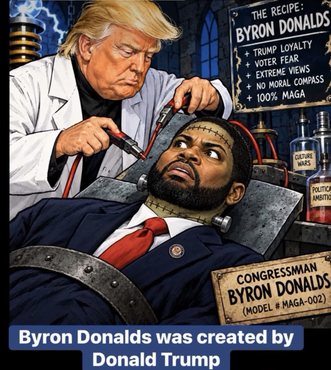 DavidWSinger's tweet photo. Donalds-invented by Trump to do Trump‘s bidding...Iran War, Tariffs &amp; I.C.E. tasked with violence 🔫 Now Donalds is trying to purge away the Trump stain. Vote @davidjollyfl Please! @AmandiOnAir @MarkRiddleKY @LisaMikol3369 @NormOrnstein @TheRickWilson @FLDem0crat @laurajollyfl https://t.co/VLQVbYzPC3