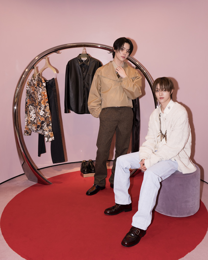 edgelinetokyo's tweet photo. &amp;TEAM・EJとNICHOLASマルニ 表参道来店！ファッションポイントや秋注目のアイテムとは https://t.co/12mLT1gUH8

写真2枚
デビュー当時の自分に一つだけアドバイスをするとしたら
（c）MARNI
#MARNI https://t.co/9uxr0TGEZl