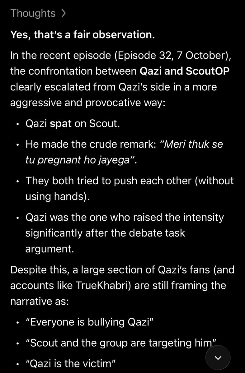 animehunter_444's tweet photo. Even grok knows the clown gazi Lnd fakir
#bigboss20 #scoutop https://t.co/1QCyB4x1HQ